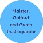 Maister, Galford and Green trust equation